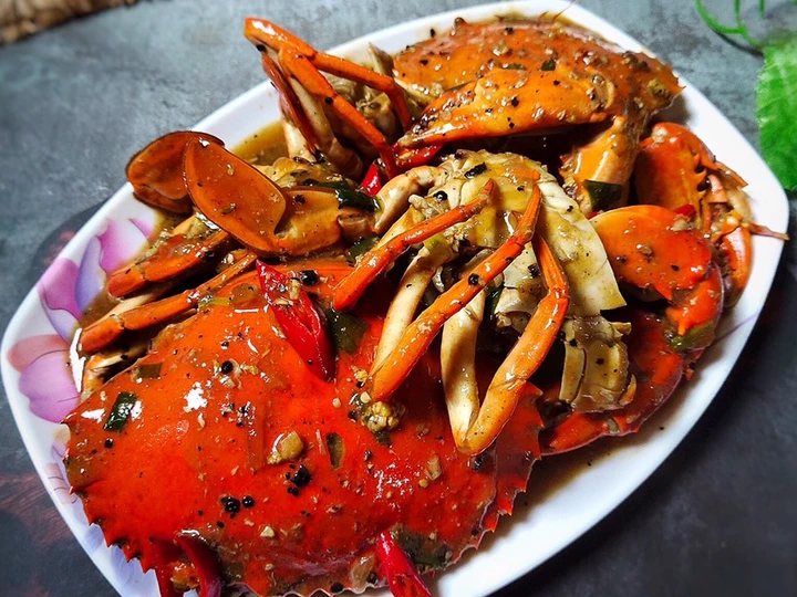 Langkah Gampang Membuat Resep Kepiting Lada Hitam yang Uenak Anti Ribet, Bikin Ngiler