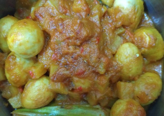 Resep: Sambal Goreng Telur Puyuh Kentang (Menu Anak) Yang Sederhana