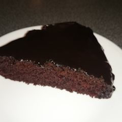 A picture of Vegan chocolate cake.