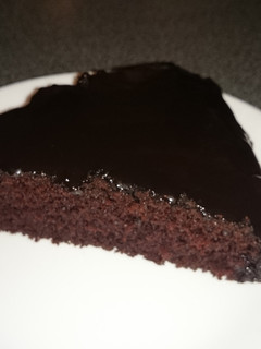 A picture of Vegan chocolate cake.