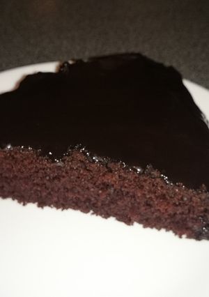 A picture of Vegan chocolate cake.