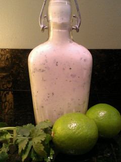 A picture of cilantro lime dressing.