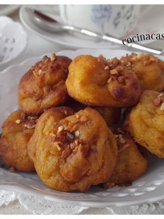 Una foto de Buñuelos de manzana
