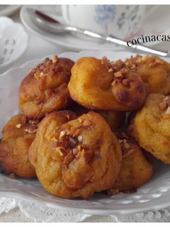 Una foto de Buñuelos de manzana