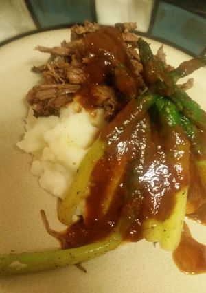 A picture of Braised short - ribs.