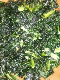 A picture of Kale chips.