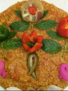 صورة لوصفة برغل على بندورة