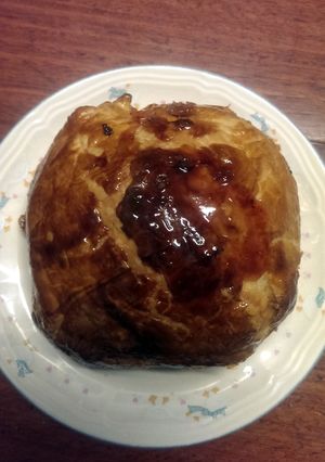 A picture of Baked Camembert in Puff Pastry.