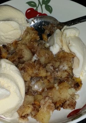 A picture of Leftover Biscuit Apple Dessert.