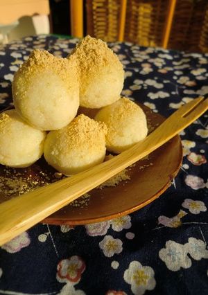 A picture of Fiber-Packed Okara Mochi for Dieters.
