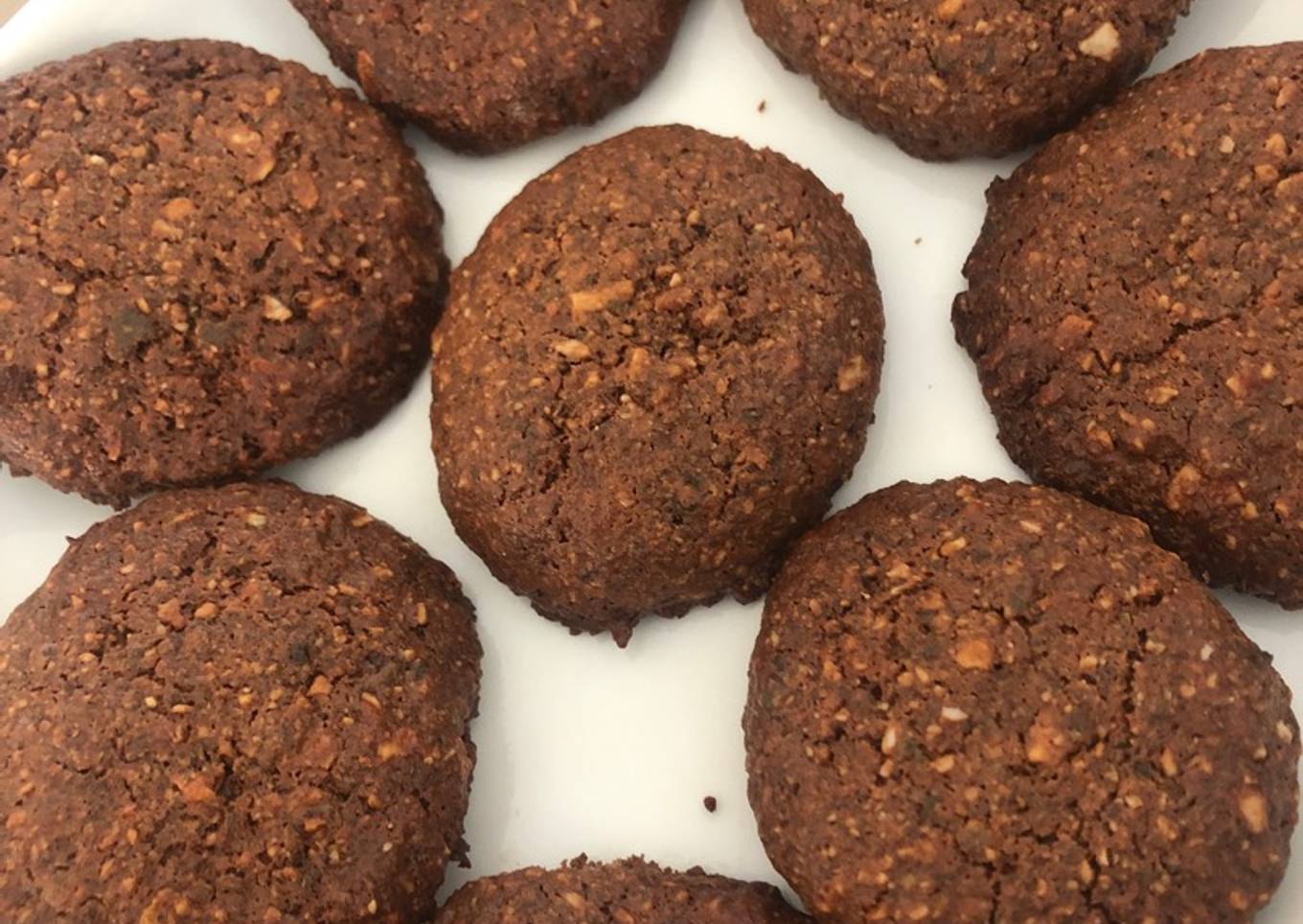Galletitas de chocolate y pipas de calabaza❤️ sanas y ricas