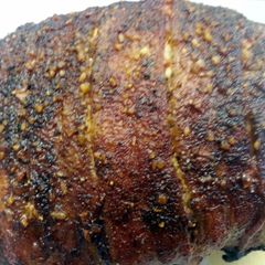 A picture of Bacon Wrapped BBQ Pork Loin.
