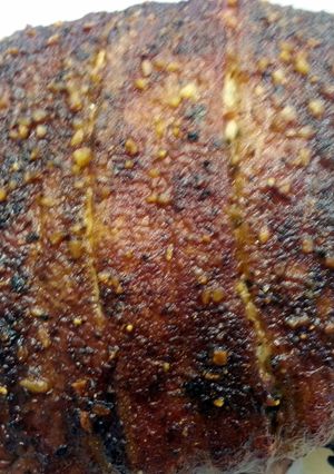 A picture of Bacon Wrapped BBQ Pork Loin.