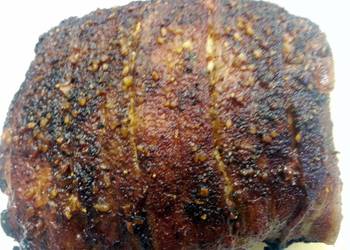 Popular Cuisine Bacon Wrapped BBQ Pork Loin Delicious Nutritious