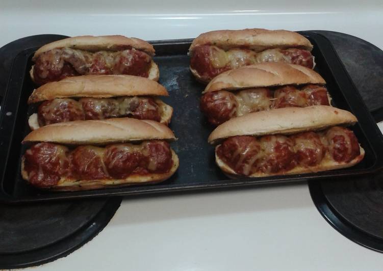 Easiest Way to Make Favorite Meatball Subs.