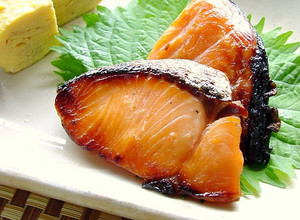 A picture of Lightly-Salted Salmon in Mirin Marinade.