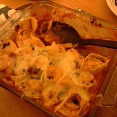 A picture of Rolled Lasagna (vegetarian).