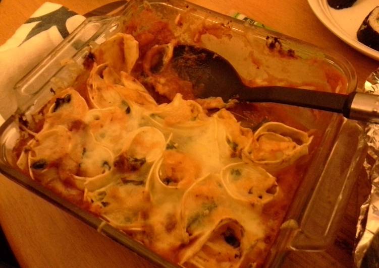 Recipe of Any-night-of-the-week Rolled Lasagna (vegetarian)