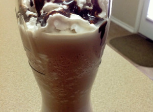 A picture of Carmel Mocha Frappe.