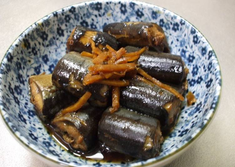 Easiest Way to Make Perfect Simmered Pacific Saury with Ginger