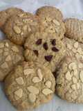 คุกกี้ข้าวโอ๊ตเนยสด Crispy oatmeal cookie คุกกี้ข้าวโอ๊ต คุกกี้เนยสด