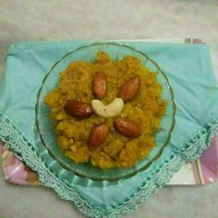 A picture of Moong dal halwa.