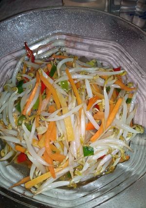 Foto resep Tumis tauge wortel (simple)
