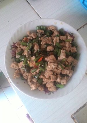 Foto resep Tumis tempe kembang brambang cabe ijo