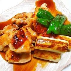 A picture of Yakitori in a Frying Pan (How to Prepare Tender Chicken).