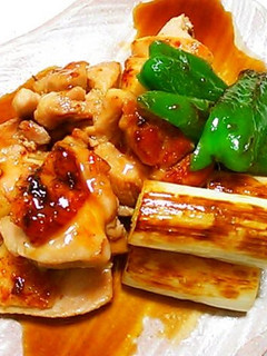 A picture of Yakitori in a Frying Pan (How to Prepare Tender Chicken).