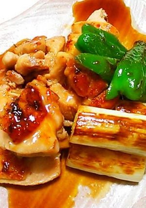 A picture of Yakitori in a Frying Pan (How to Prepare Tender Chicken).