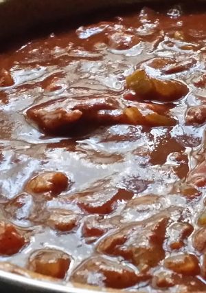 A picture of Iz's Cheater's Chili.
