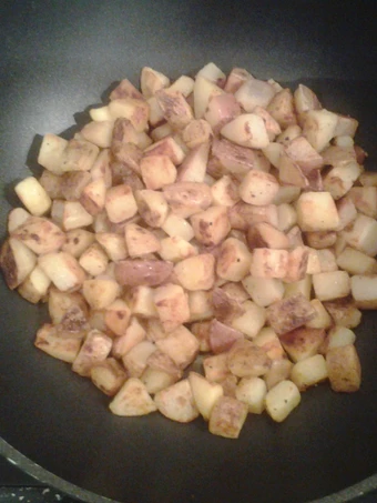 Easy Steps to Make Recipe Fried potatoes that is  Makes Drooling, Tasty}