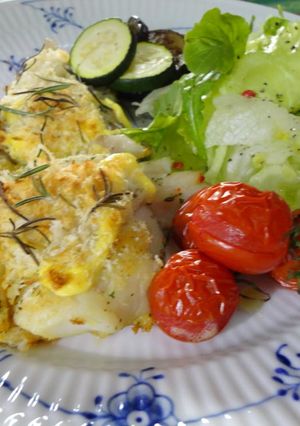 A picture of Ultra Easy Panfried Cod with Mayonnaise.