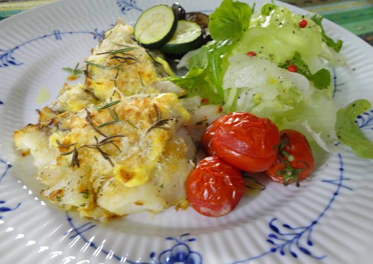 Recipe of Perfect Ultra Easy Panfried Cod with Mayonnaise