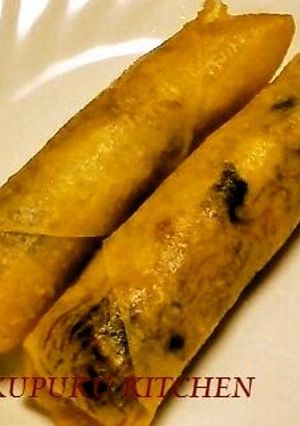 A picture of Our Family Recipe for Spring Rolls with Bamboo Shoots.