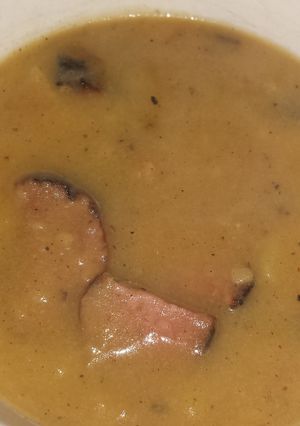 A picture of Potato soup.