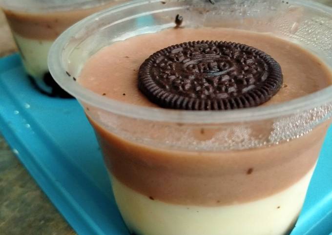 Resep Puding oreo mudah murah yang Enak