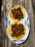 Tacos con recortes de solomillo