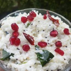 A picture of Curd rice.