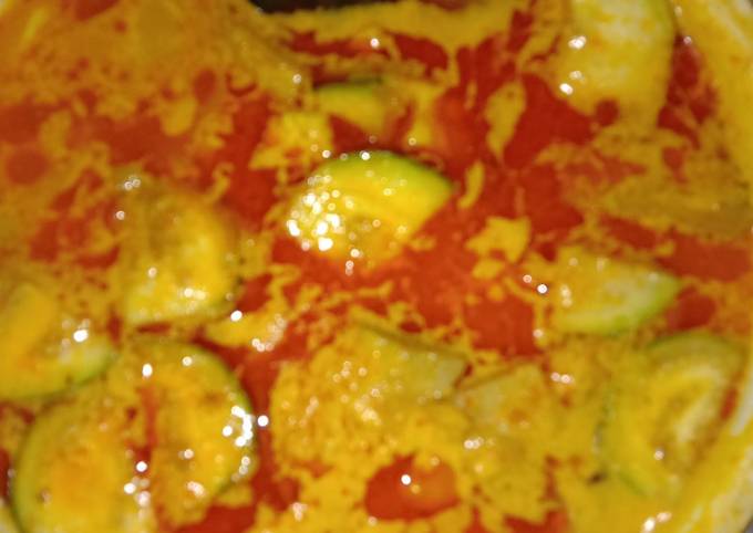 Gulai Nangka campur tempe dan terong ijo