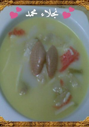 صورة لوصفة طريقة عمل شوربة سى فود بتكاتى