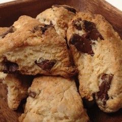 A picture of Easy & Small Starbucks-style Chocolate Scones.