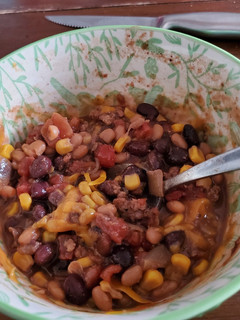 A picture of Crock-Pot Pork Chili.