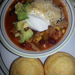 A picture of Turkey Taco Soup.