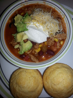 A picture of Turkey Taco Soup.