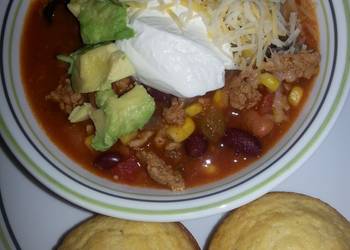Easiest Way to Make Appetizing Turkey Taco Soup