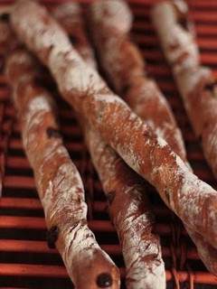 A picture of Chestnut Chocolate Sticks Using Homemade Sourdough Starter.