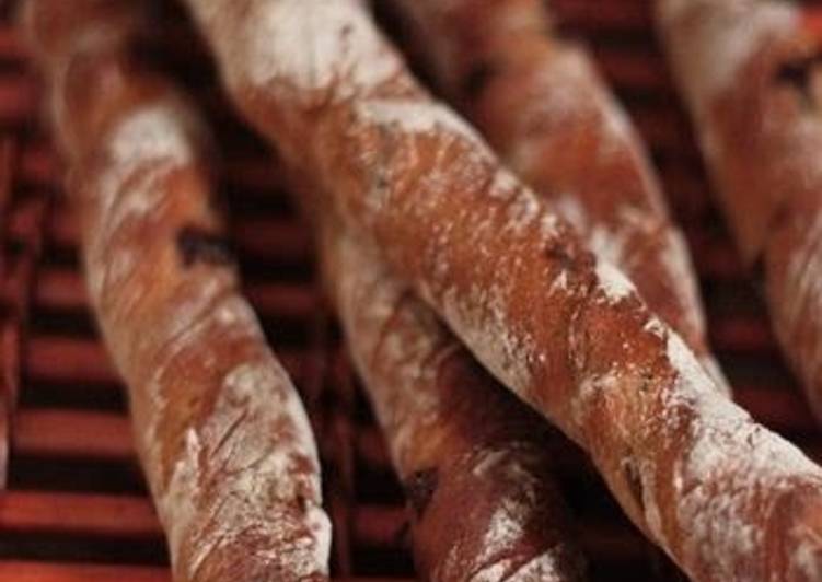 Recipe: Tasty Chestnut Chocolate Sticks Using Homemade Sourdough Starter