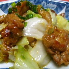 A picture of Pork and Cabbage with Miso Sauce (New Twice-Cooked Pork).